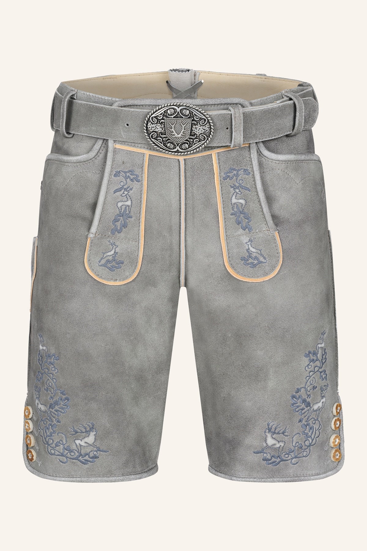 Kruger Berat lederhosen gray